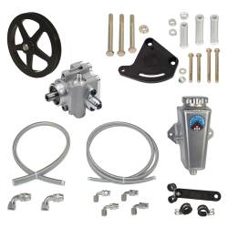 Total Control Products - 64 - 73 Mustang Remote Power Steering Sportsman Pump Kit with V-Belt Pulley