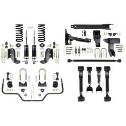 Detroit Speed - 79-93 Mustang DSE Rear 4 Link Speed Kit 3,  Single Adjustable Shocks