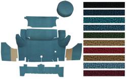 ACC - Auto Custom Carpets - 1965 - 1966 Mustang CONVERTIBLE Trunk Carpet Kit, Nylon, Choose Color, Logo