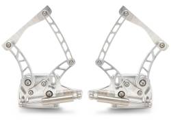 Eddie Motorsports - 64-66 Mustang Billet Aluminum Kinetic Hood Hinges w/ Gas Struts