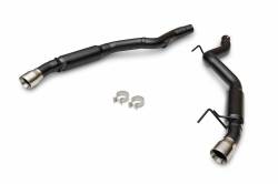 Flowmaster - 2024 Mustang Flowmaster Outlaw Axle-Back Exhaust System, 4.0" Polished Tips with No Valves