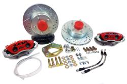 Baer Brake Systems - 65 - 69 Mustang Baer Front Disc Brake Kit, Classic Series 11" Diameter Rotors