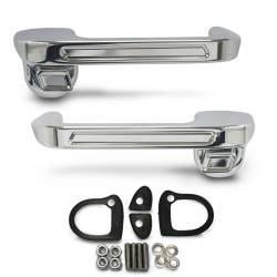 Eddie Motorsports - 1967 - 1968 Mustang Billet Aluminum Exterior Door Handles, Pair