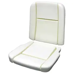 Dashes Direct - 1965 - 1966 Mustang Pony/Deluxe Front Bucket Seat Foam, Premium with Wires, Each