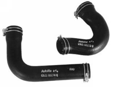 Scott Drake - 1969 Mustang Concourse Correct Radiator Hose Set (302, 302