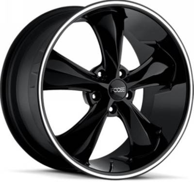 Foose Wheels - 05 - 14 Mustang Foose Legend Black 18 x 8.5 Wheel