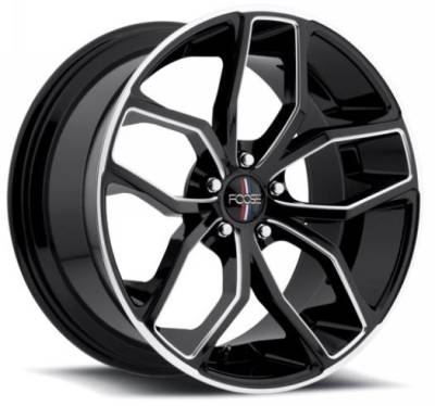 Foose Wheels - 05 - 14 Mustang Foose Outcast Black 20 x 10 Wheel