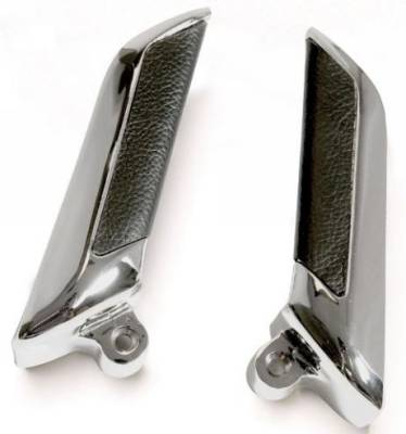 Scott Drake - 65 - 66 Mustang Inside Door Handle (deluxe, Leather, Pair)