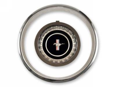 Scott Drake - 1967 Mustang  Steering Wheel Hub Emblem & Trim