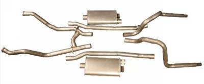 Scott Drake - 64 - 66 Mustang GT K Code Exhaust System w/ Out Resonators