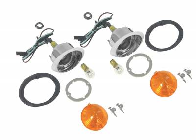 Scott Drake - 64 - 66 Mustang Front Park Lamp Master Kit