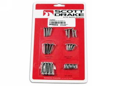 Scott Drake - 64-66 Mustang Exterior Trim Screw Kits
