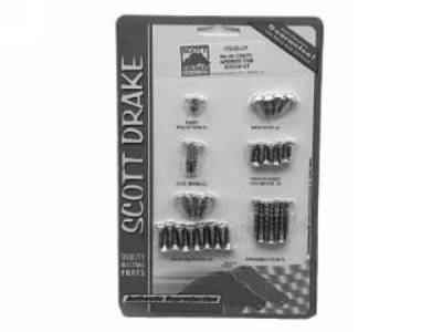 Scott Drake - 67-68 Mustang Fastback Interior Trim Screw Kit