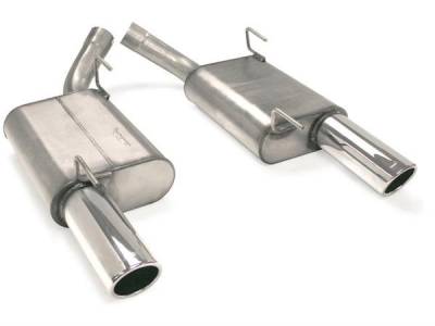 JBA Headers - 2005 - 2010 Mustang Axle Back 4.6/5.4 V8 Stainless Steel Mufflers