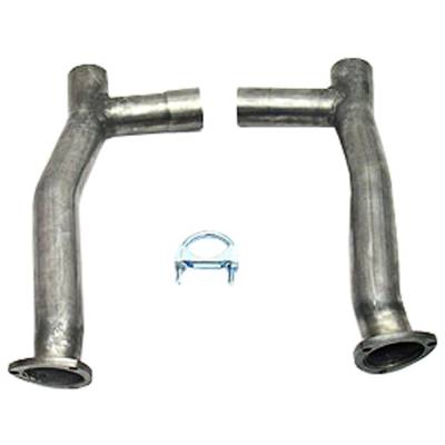 JBA Headers - 65-70 Mustang JBA H-Pipe 2-1/2in SS For Long Tube Headers