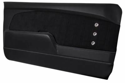 TMI Products - 67 - 68 Mustang TMI Sport XR Door Panels-Black/Black/Blue/Black