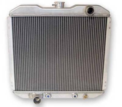 Scott Drake - 67 - 69 Mustang Aluminum Radiator, 2 Row, 5.0L, 302, 351C Engine Swap