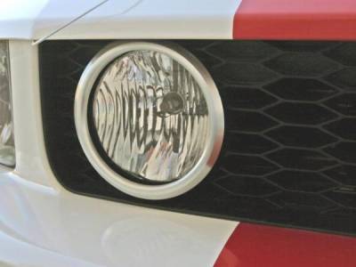 Drake Muscle Cars - 05 - 09 Mustang GT Grill Fog Lamp Bezels