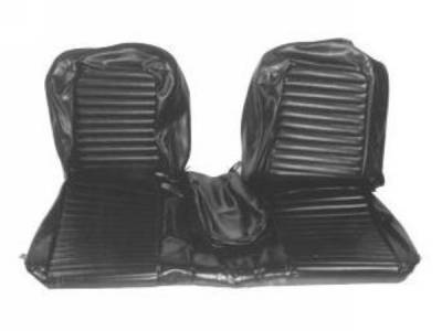 Scott Drake - 1965 Mustang  Front Bench Seat Upholstery (Black)