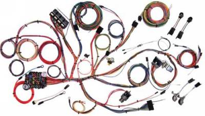 American Auto Wire - 64 - 66 Mustang Complete Chassis Wire Harness Kit, Classic Update