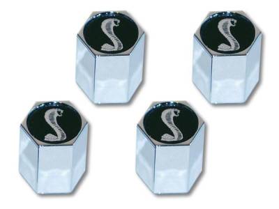 Scott Drake - Mustang Tiffany Snake Valve Stem Caps