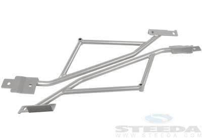 Steeda Autosports - 15 - 21 Mustang Steeda S550 Rear IRS Subframe Braces (15 -21 Fastback/Coupe)