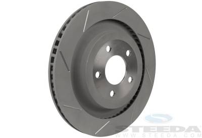 Steeda Autosports - 15 Mustang Steeda 13" Slotted Rear Brake Rotors