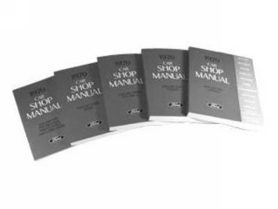 Scott Drake - 1972 Mustang Shop Manual- 5 Volume Set