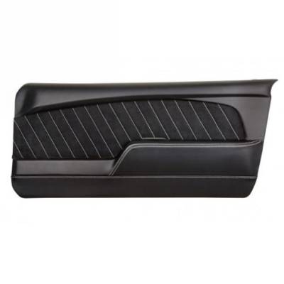 TMI Products - 67 - 68 Mustang Sport R Door Panels-Premium Vinyl/Black/Blue