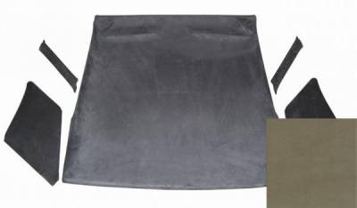 TMI Products - 67 - 68 Mustang Coupe 1 Piece Unisuede Headliner, Parchment