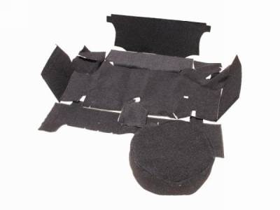 Scott Drake - 65 - 66 Mustang Trunk Carpet Kit (coupe, Black)