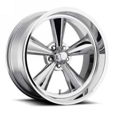 US Mag Wheels - 65 - 73 Mustang Standard 1 Piece Chrome 15x7 Wheel