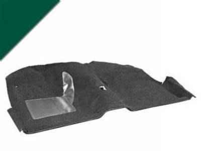 Scott Drake - 69-70 Mustang Coupe Molded Carpet Kit (Dark Green)