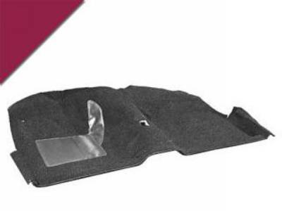 Scott Drake - 69-70 Mustang Convertible Molded Carpet Kit (Maroon)