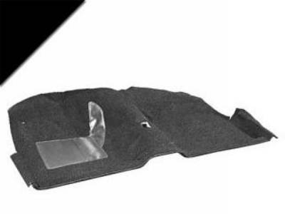 Scott Drake - 71-73 Mustang Coupe Molded Carpet Kit (Black)