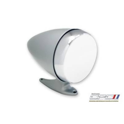 California Pony Cars - 65 - 68 Mustang Bullet Style Mirror Passenger Side, Argent Silver