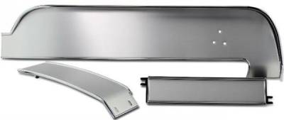 Classic Instruments - 67-68 Mustang 3 Piece Deluxe Aluminum Dash Panels