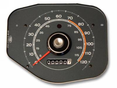 Scott Drake - 1970 Mustang Speedometer, Gray Face