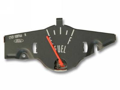 Scott Drake - 1970 Mustang Fuel Gauge, Gray, without Factory Tachometer