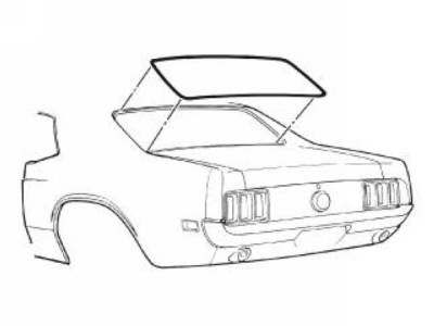 Scott Drake - 69-70 Mustang Rear Window Seal Coupe