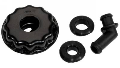 Scott Drake - 70- 73 Mustang Oil Cap W/ PCV Elbow (Black)