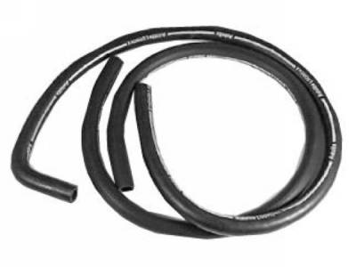Scott Drake - 1971 Mustang Concourse Heater Hose (with A/C, Yellow Stripe)