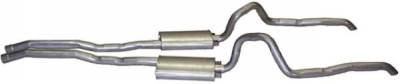 Scott Drake - 71 - 73 Mustang Exhaust -non-mach Dual Exhaust Sys