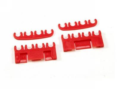 Scott Drake - 1964 - 1973 Mustang  Spark-Plug-Wire Separator Set (Red)