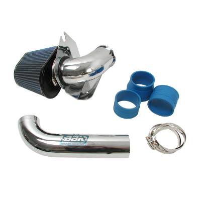 BBK Performance - 86 - 93 Mustang 5.0 BBK Cold Air Intake System, Chrome Finish