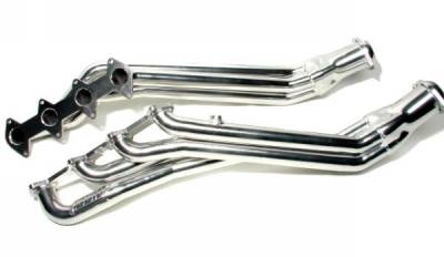 BBK Performance - 05 -10 Mustang GT BBK Full Length Headers, Silver Ceramic