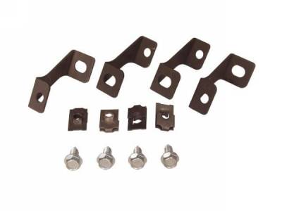 Scott Drake - 65-66 Mustang Fan Shroud Brackets (2 Core)