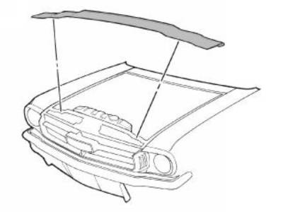 Scott Drake - 64-70 Mustang Radiator Support to Hood Seal