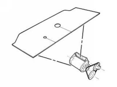 Scott Drake - 1964 Mustang  Generator Outer Splash Shield