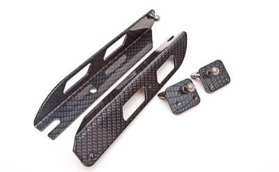 MRT - 05 - 13 Mustang MRT Hood Struts-Black Carbon Fiber